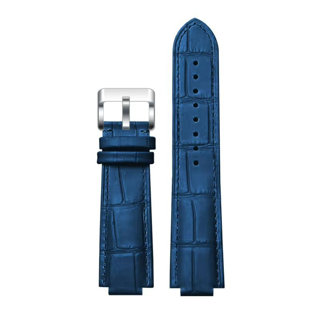 Blue Leather Strap